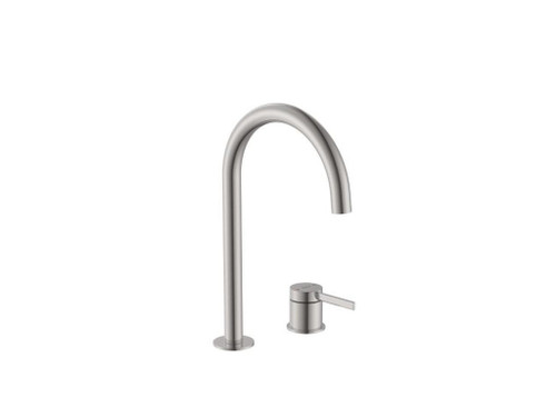 Griferia lavabo ona cmaneta repisa inox click clack - Roca