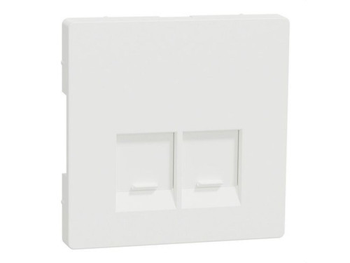 Tecla toma doble RJ45 D-life blanco mate - Schneider Electric