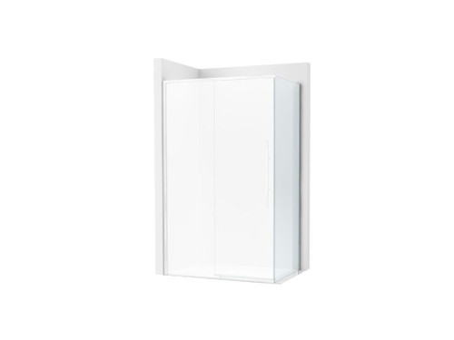Lateral fijo ducha BRISA LF-C cristal transparente plata brillo