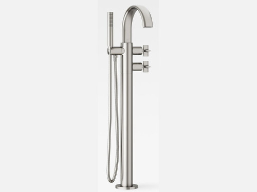 Mezclador exterior pie baño-ducha ARMANI/BAIA acero pulido - Roca
