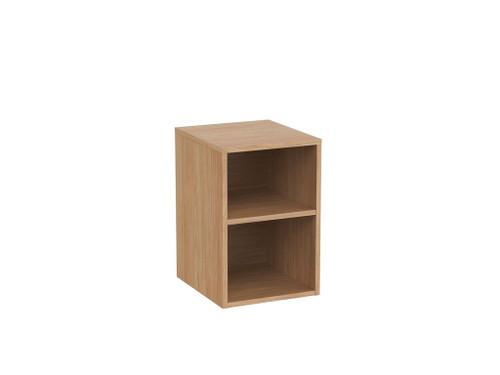 Modulo auxiliar VERSO 2 estantes 400 mm olmo claro - Roca