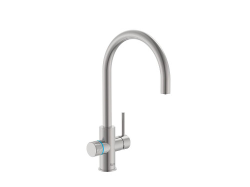 Mezclador pcca.filtro roca 2 vias C.giratorio u inox - Roca