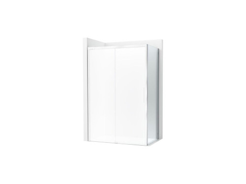 Mampara lateral fijo ducha naray lf-c 800 plata - Roca