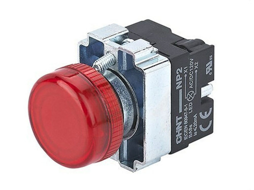Selector metálico llave 3 posiciones 1 posición + retorno 1NA - Chint