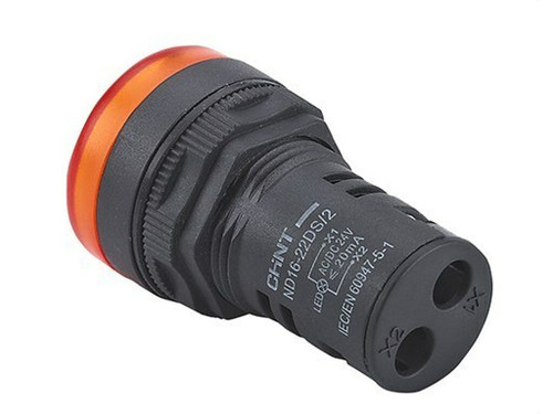 Zumbador con piloto sonido continua/o 24Vca/cc rojo - Chint