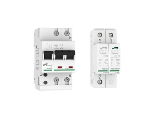 Conjunto protector sobretensión 2MP-25 77706365 + PSC2-12,5/230 TT 77738205 - Cirprotec