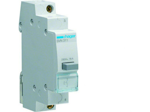 Pulsador 16A 250V 1NA - Hager