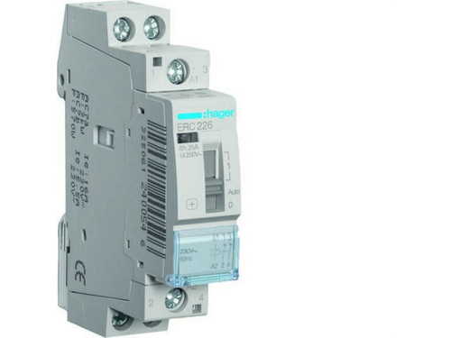 Contactor manual 25A 2NC 230V - Hager