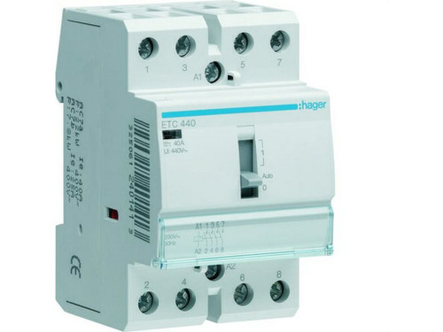 Contactor D/N 40A 4NA 230V - Hager
