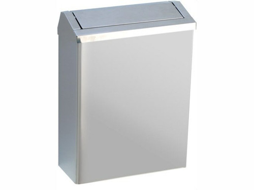 Papelera mural con tapa 23l satinado - Nofer
