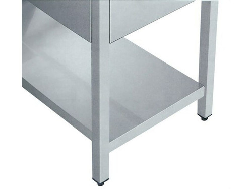 Fregadero inoxidable 1200x600x850 escurridor derecha estante - Nofer