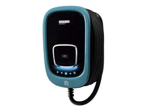 Cargador VE VIARIS UNI monofásico 7,4kW 32A con manguera tipo 2 de 5m + RDC-DD + Wifi + Ethernet - Orbis