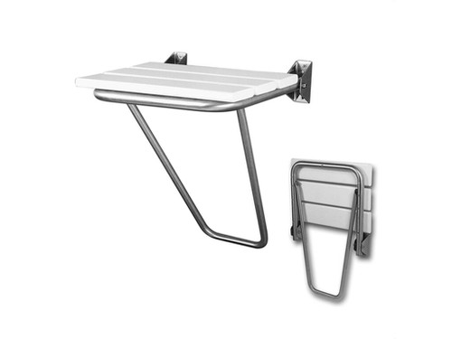 Asiento abatible ducha PRESTOBAR 210 inoxidable - Presto