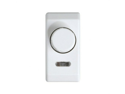 Regulador electrónico de tensión universal 27 con módulo estrecho blanco nieve - Simon