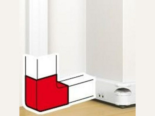 Ángulo plano 50x145mm blanco - Legrand