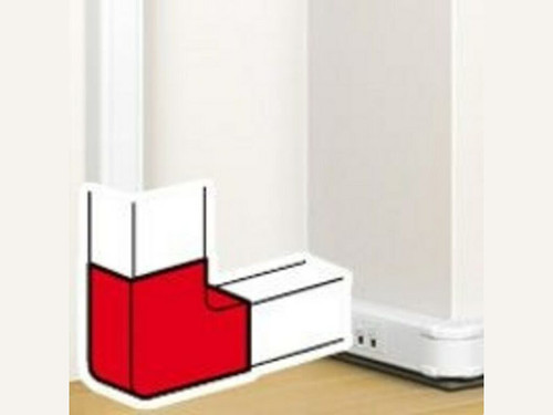Ángulo plano 50x80mm blanco - Legrand