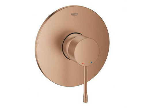 Monomando ducha empotrado essence con desviador 1 via cepillado sol - Grohe