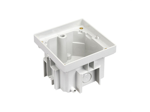 Cubeta caja de suelo estanca K45 IP66 suelo de pavimento para unidad portamecanismos con tapa para 1 función acero inoxidable - Simon