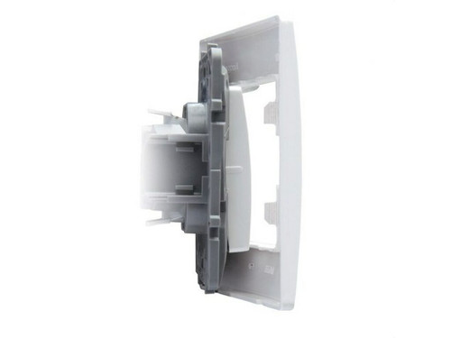Placa 1 elemento niloe blanco - Legrand