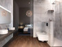 Lavabo sobre encimera 370x370x140 soft blanco - Roca