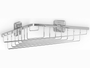 Contenedor rejilla rincón VICTORIA 260x260 mm - Roca