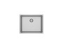Fregadero 1 Cubeta Inox ROMA 540x440mm - Roca
