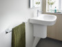 Toallero lavabo RUBIK 400mm cromo - Roca