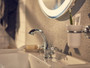 Mezclador lavabo con aireador CARMEN desagüe Click-Clack cromo - Roca