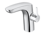 Mezclador lavabo cuerpo liso INSIGNIA válvula Click-Clack cromo - Roca