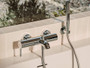 Mezclador exterior Baño-Ducha Ona con Inversor Automático negro mate - Roca