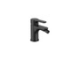 Mezclador L20 Bide Cuerpo Liso negro mate - Roca