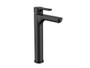 Monomando para lavabo caño alto L20 negro mate - Roca