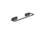 Toallero de Lavabo 30X32X65 Sonata negro mate - Roca