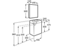 Conjunto mueble lavabo MUNI con armario espejo arena - Roca