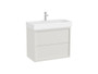 Unik Tura Mueble + Lavabo 2C 80X43cm blanco Roto - Roca