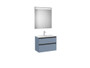 Pack The Gap Cpt 2Dw 700mm Azul mate - Roca
