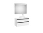 Pack Mueble The Gap 1000X460 P/Lav.Sbenc.Ctrado.+Epjo.Eidos Bl Brill. - Roca