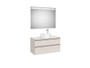 Pack Mueble The Gap 1000X460 P/Lav.Sbenc.Ctrado.+Epjo.Eidos Bl Brill. - Roca