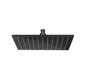 Rociador cuadrado 300x300 Everlux negro titanio cepillado - Roca