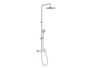 Columna Termostática para Ducha con Altura Regulable de 800 a 1175mm Y Brazo de Ducha Orientable cromo - Roca