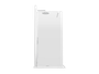Mampara Fijo Fado F-100 6 mm Plata Brillo Vidrio Transparente Y Caretek Pro - Profiltek