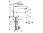Monomando Lavabo 100 Vernis Blend Cr Con Vaciador - Hansgrohe