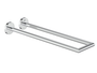 Toallero doble HOTELS ROUND 40 cm cromo - Roca