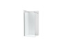 Mampara fija ducha VICTORIA DF 2000X800 tratamiento maxiclean negro mate cepillado - Roca