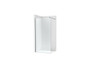 Mampara fija ducha VICTORIA DF 2000X800 tratamiento maxiclean negro mate cepillado - Roca
