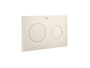 Placa de accionamiento PL10 Dual beige mate - Roca
