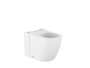 Taza inodoro meridian tanque bajo adosado pared 630mm roca rimless vortex salida evacuación dual - Roca