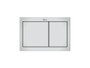 Placa de accionamiento ps1 duplo s dual negro mate - Roca