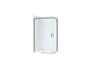 Mampara angular ducha ura 2l2 2 hojas correderas + 2 hojas fijas 2000x1200mm plata brillo - Roca