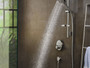 Toma de agua S con válvula y ángulo de conexión sintético con acabado bronce cepilado FixFit - Hansgrohe